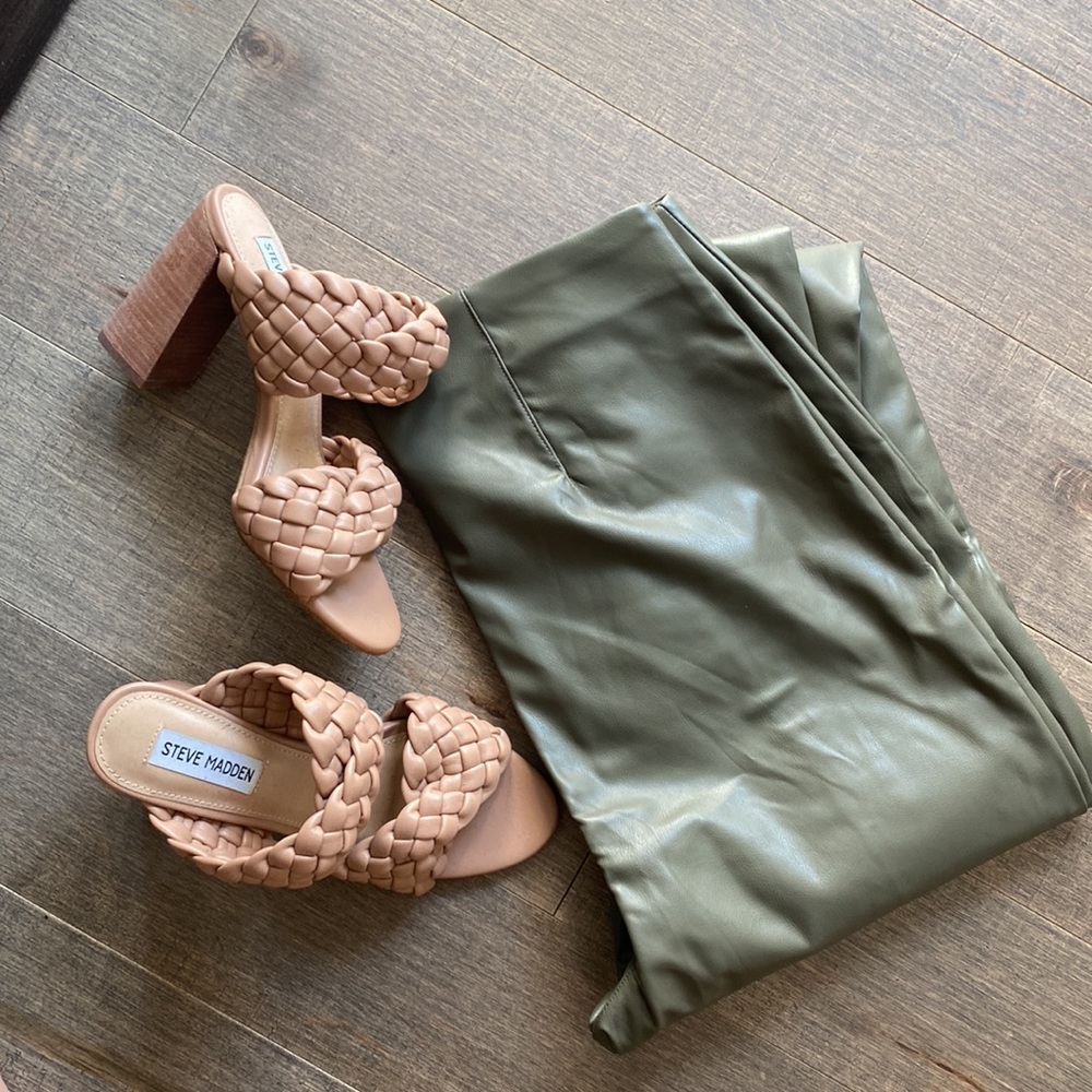 H&M faux leather pants NWT